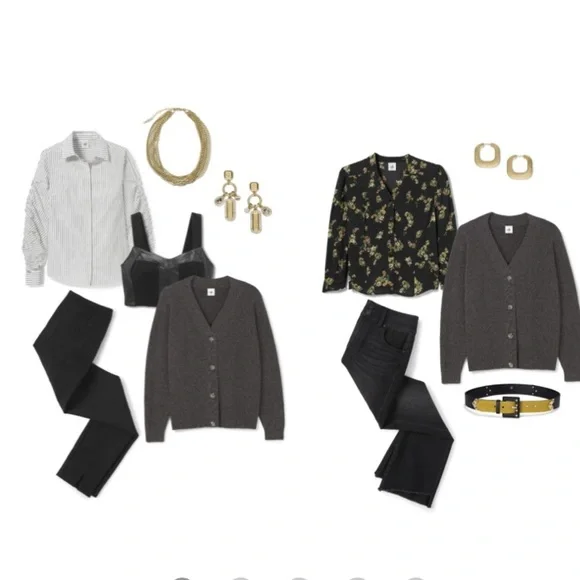 cabi NWT Snug Cardigan, Charcoal, XXSMALL, Fall 22 - Picture 4 of 6